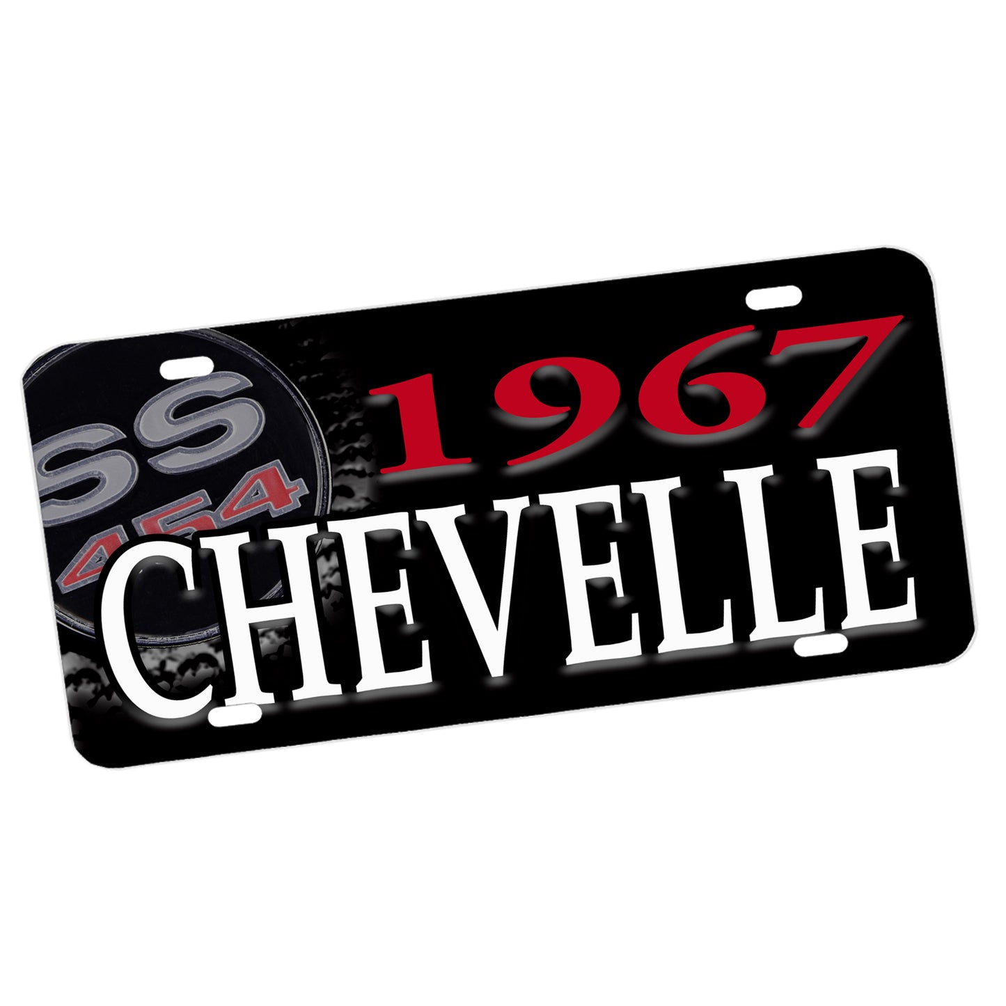 LP-004-1967 License Plate - Classic 1967 Chevelle SS454 Muscle Car