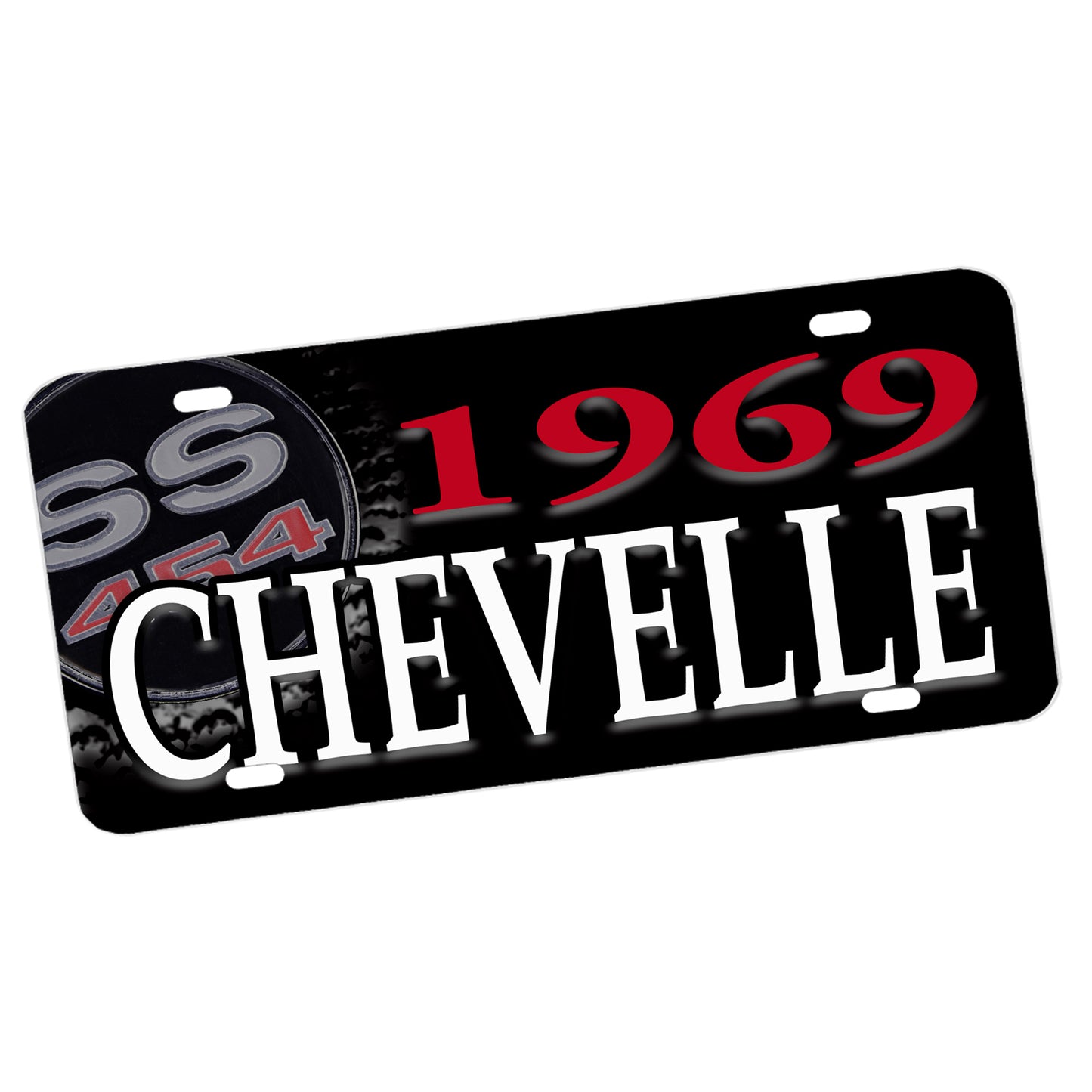 LP-004-1969 License Plate - Classic 1969 Chevelle SS454 Muscle Car