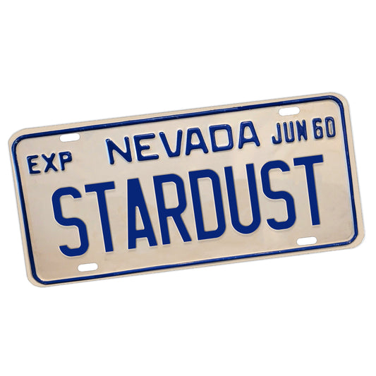 LP-042-6 License Plate - Las Vega Hotel The Stardust Nevada