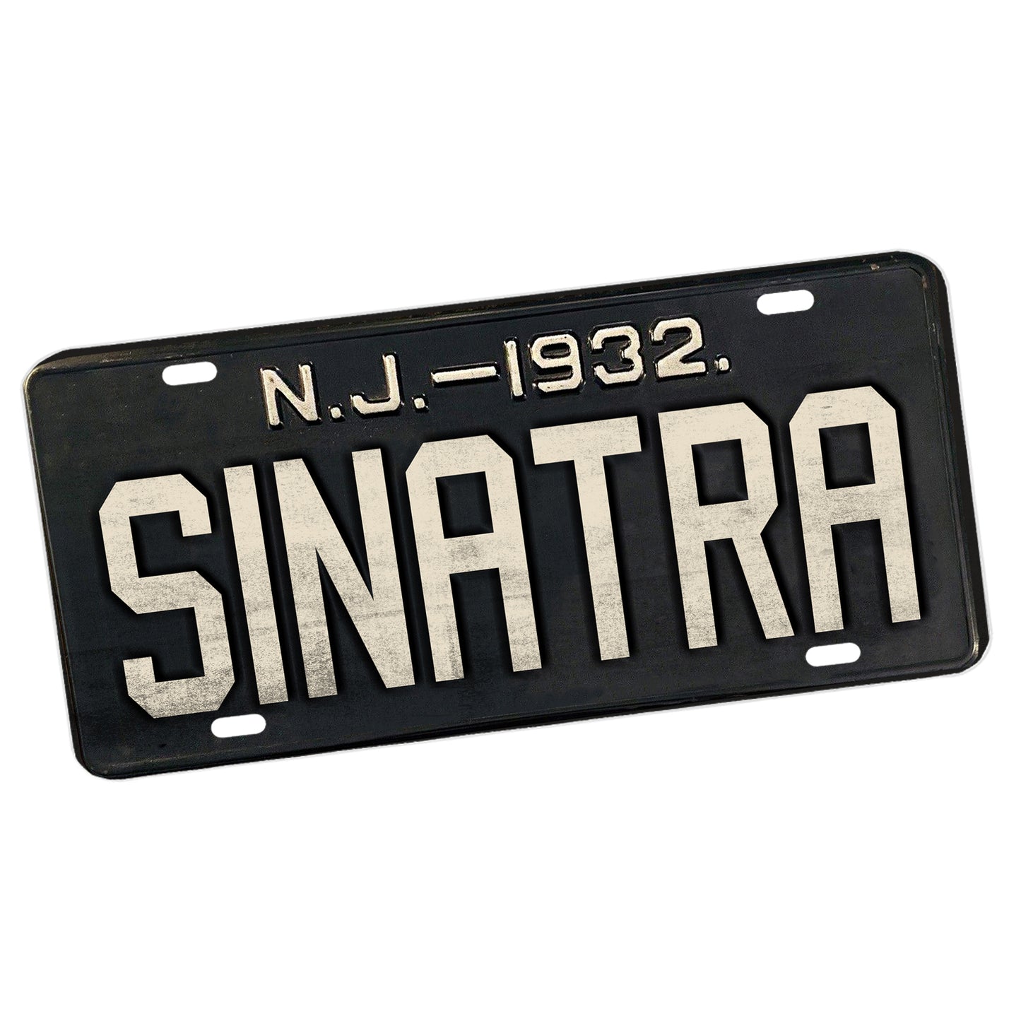 LP-043-1 License Plate - Reproduction 1932 New Jersey Sinatra License Plate