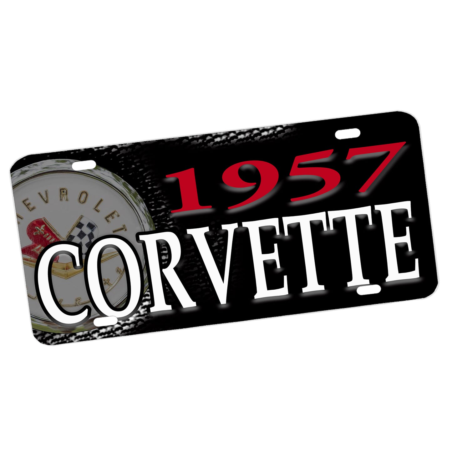 LP-048 License Plate - Classic First Generation Corvette 1953 through 1962