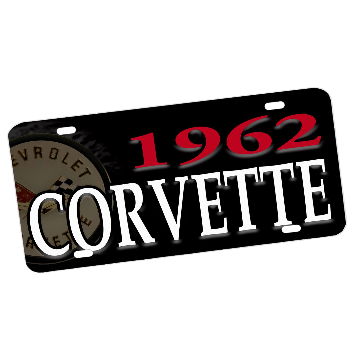 LP-048 License Plate - Classic First Generation Corvette 1953 through 1962