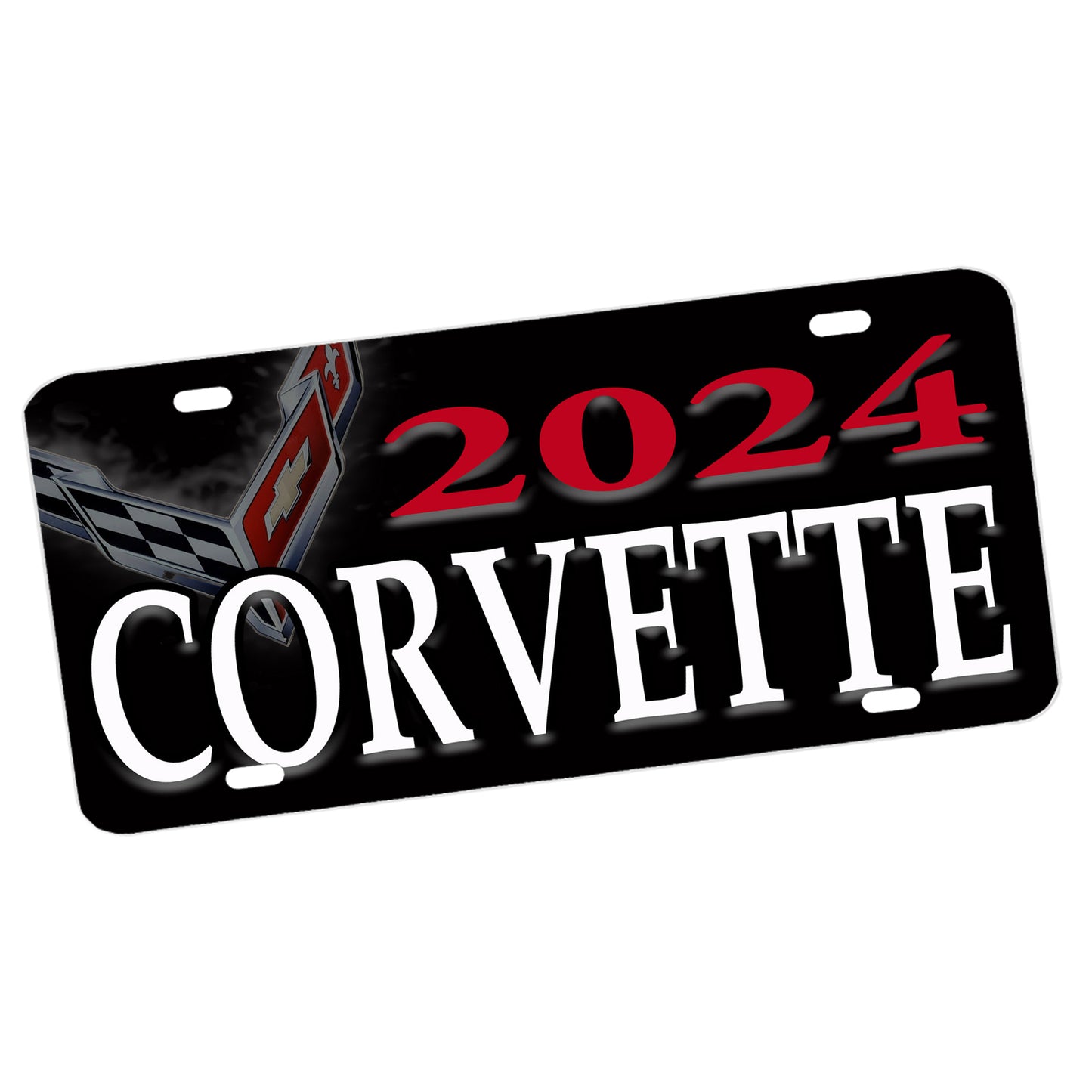 LP-054 License Plate - Classic Corvette C8 2020 through 2025 8th Generation