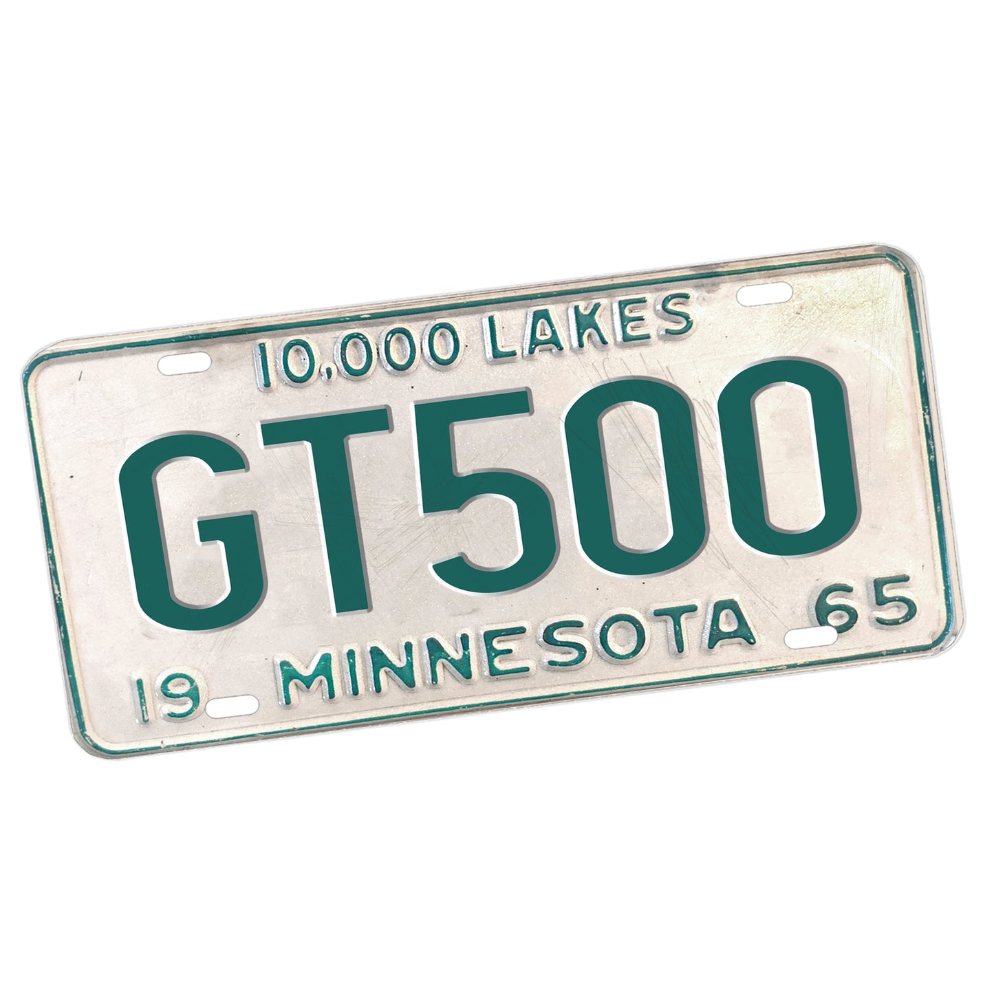 LP-061-2 License Plate - Vintage Design 1969 Minnesota GT500 Mustang