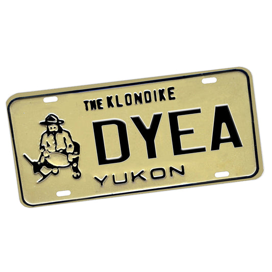 LP-071-3 License Plate - 1985-1990 The Klondike Yukon Dyea Design