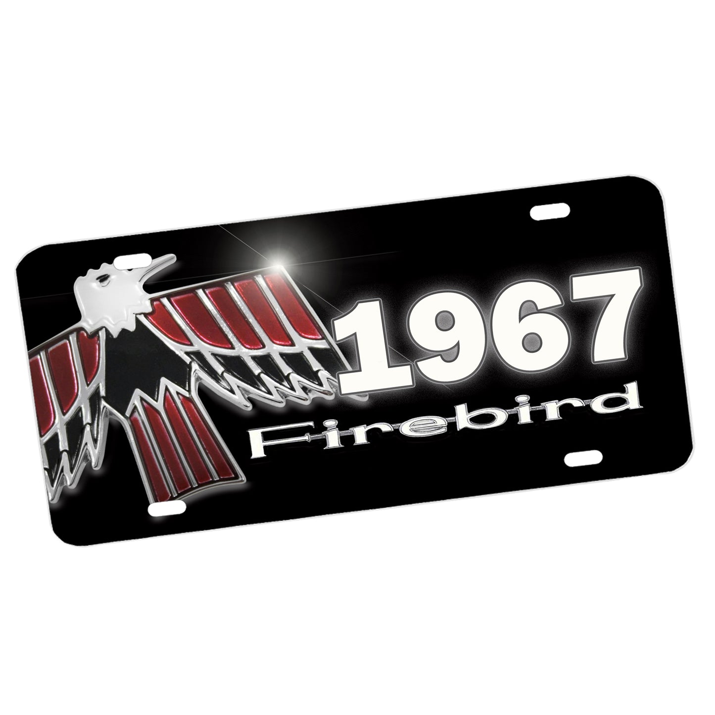 LP-072 License Plate - First Generation Pontiac Firebird 1967 through 1968