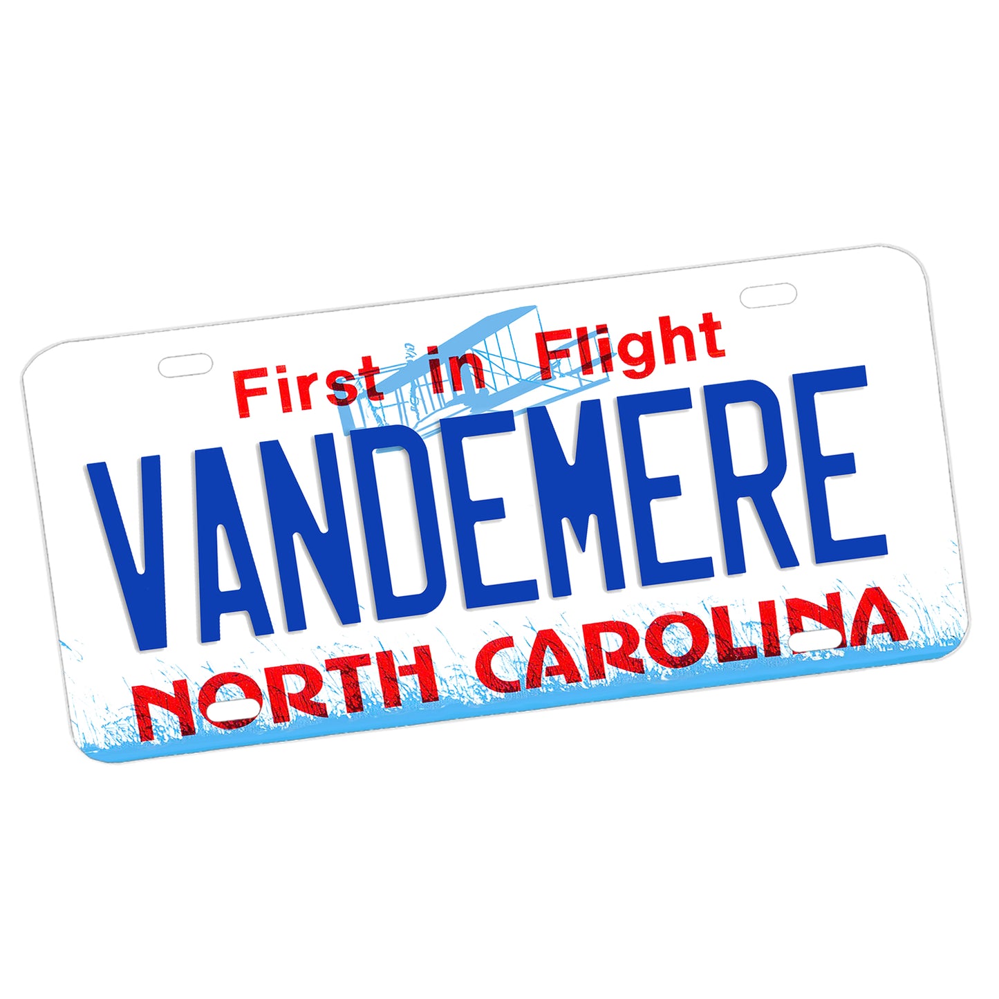 LP-079 License Plate - North Carolina Sand Hills Towns and Cities