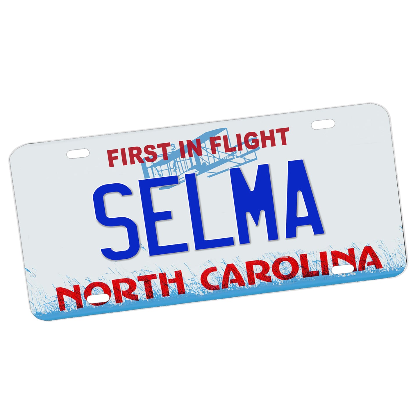LP-079 License Plate - North Carolina Sand Hills Towns and Cities