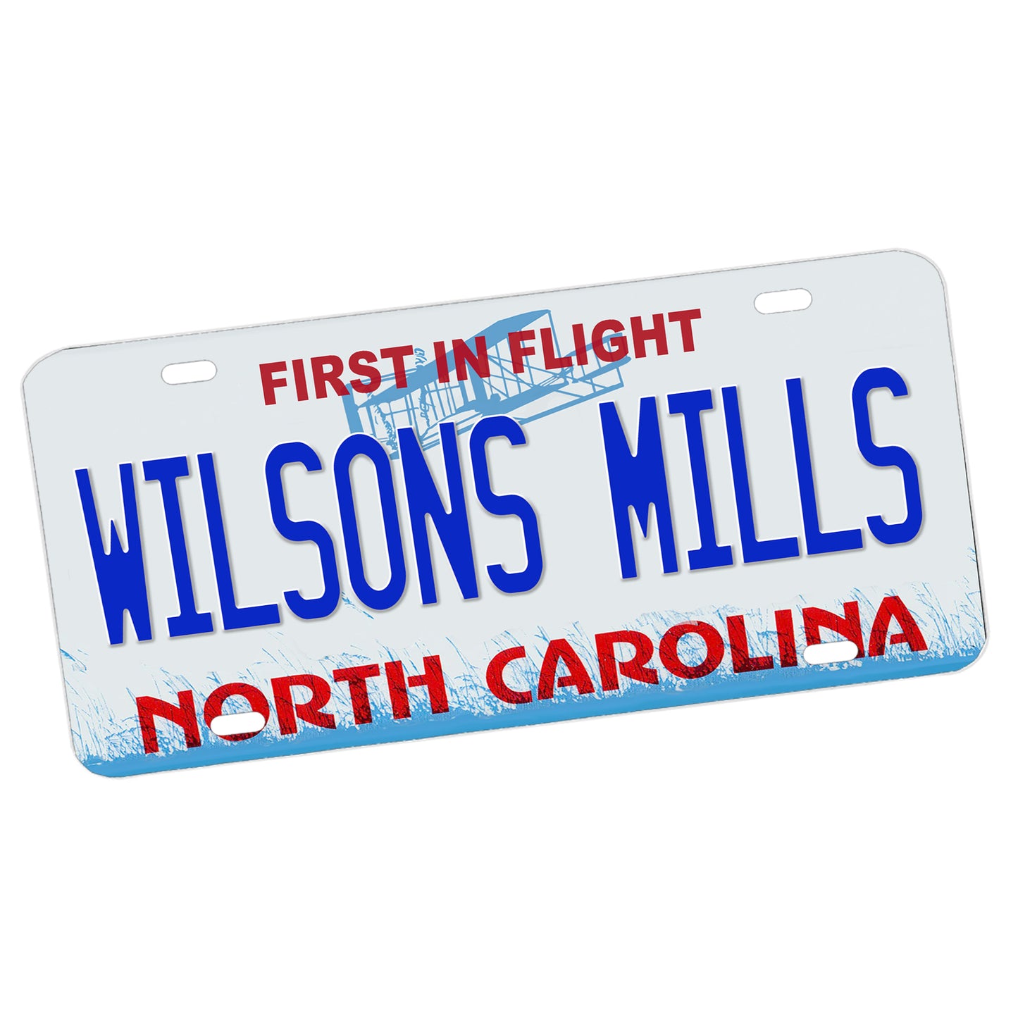 LP-079 License Plate - North Carolina Sand Hills Towns and Cities