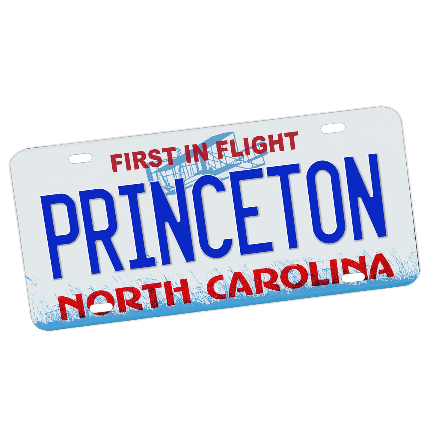 LP-079 License Plate - North Carolina Sand Hills Towns and Cities
