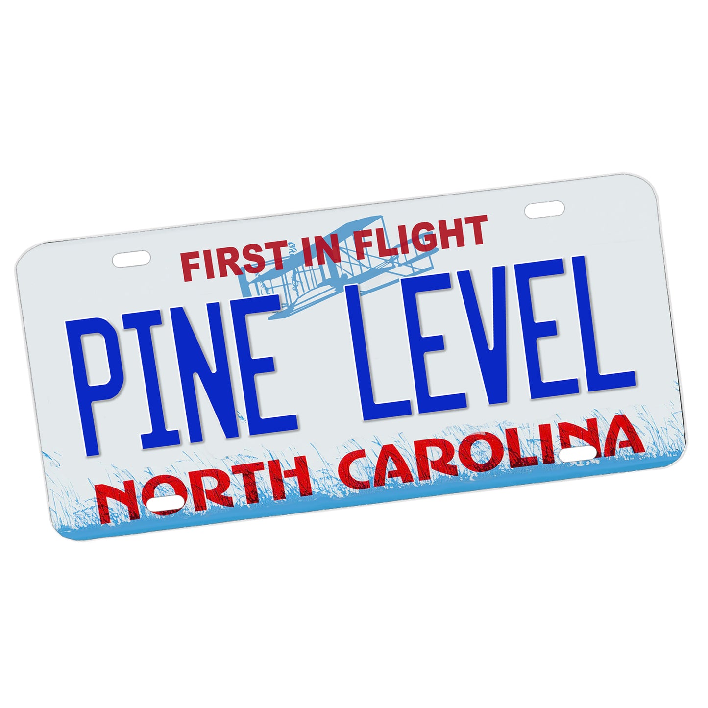 LP-079 License Plate - North Carolina Sand Hills Towns and Cities