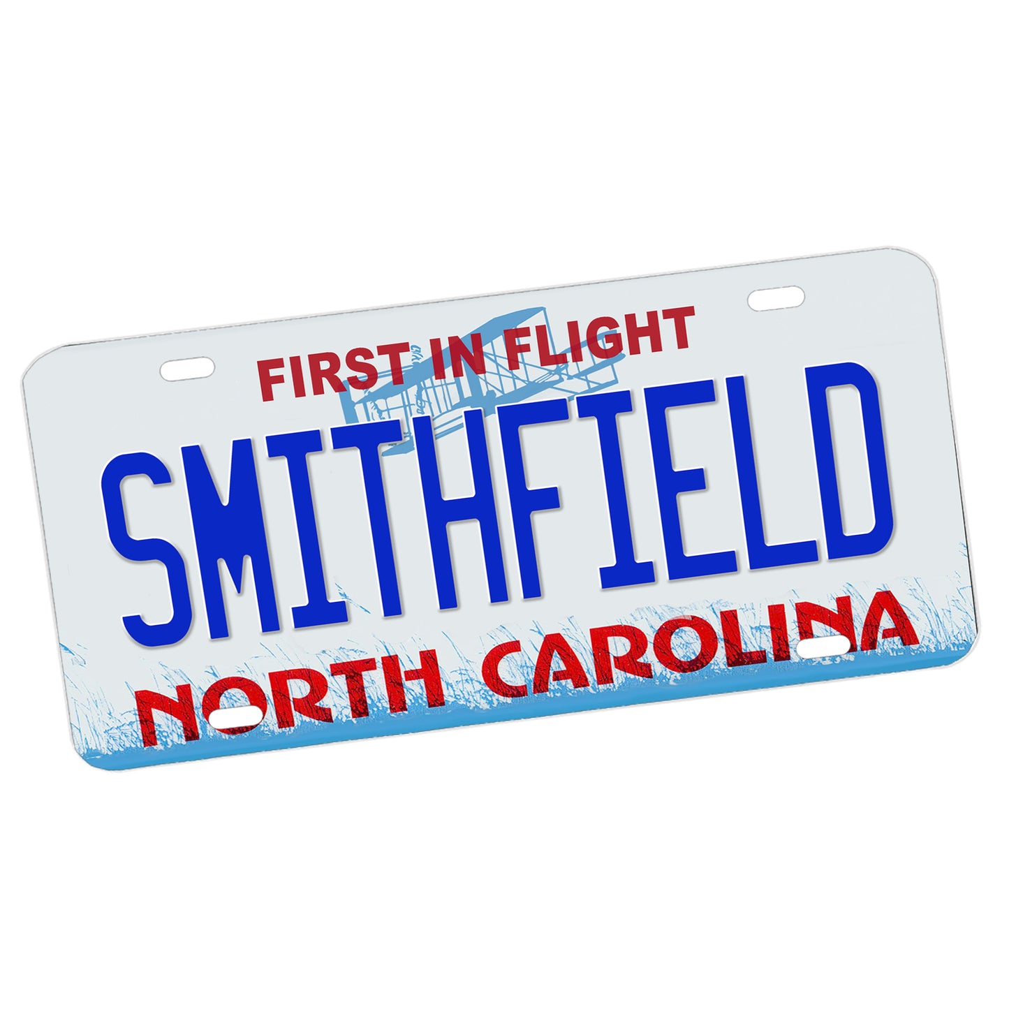LP-079 License Plate - North Carolina Sand Hills Towns and Cities