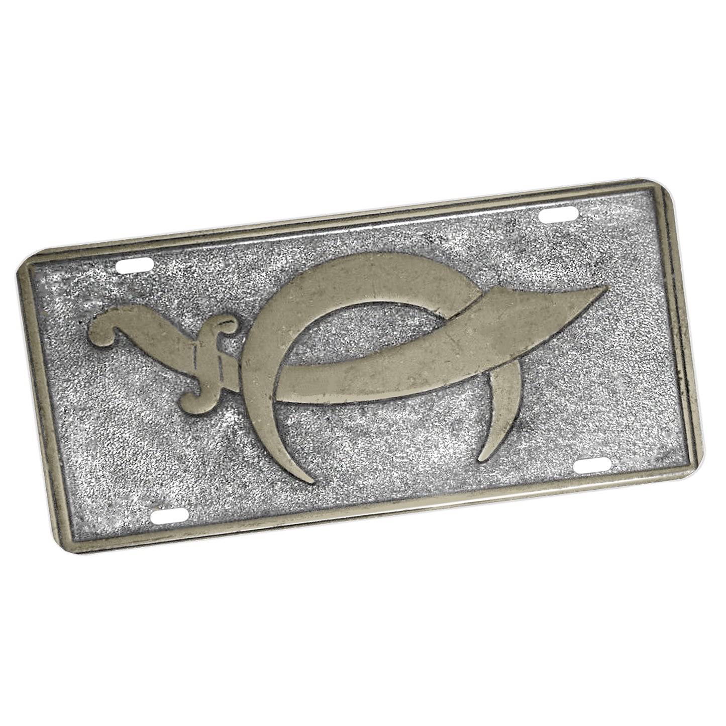 LP-087-001 License Plate - Shriners Sword Crescent Moon