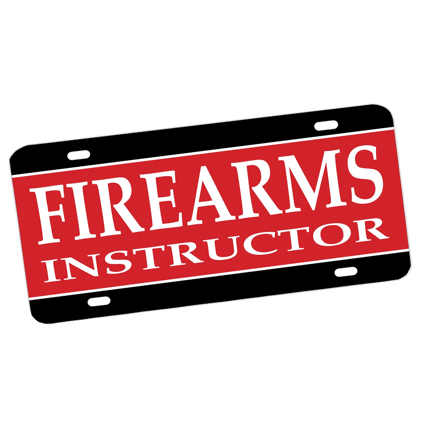 LP-088 License Plate - Law Enforcement Military Firearms Instructor