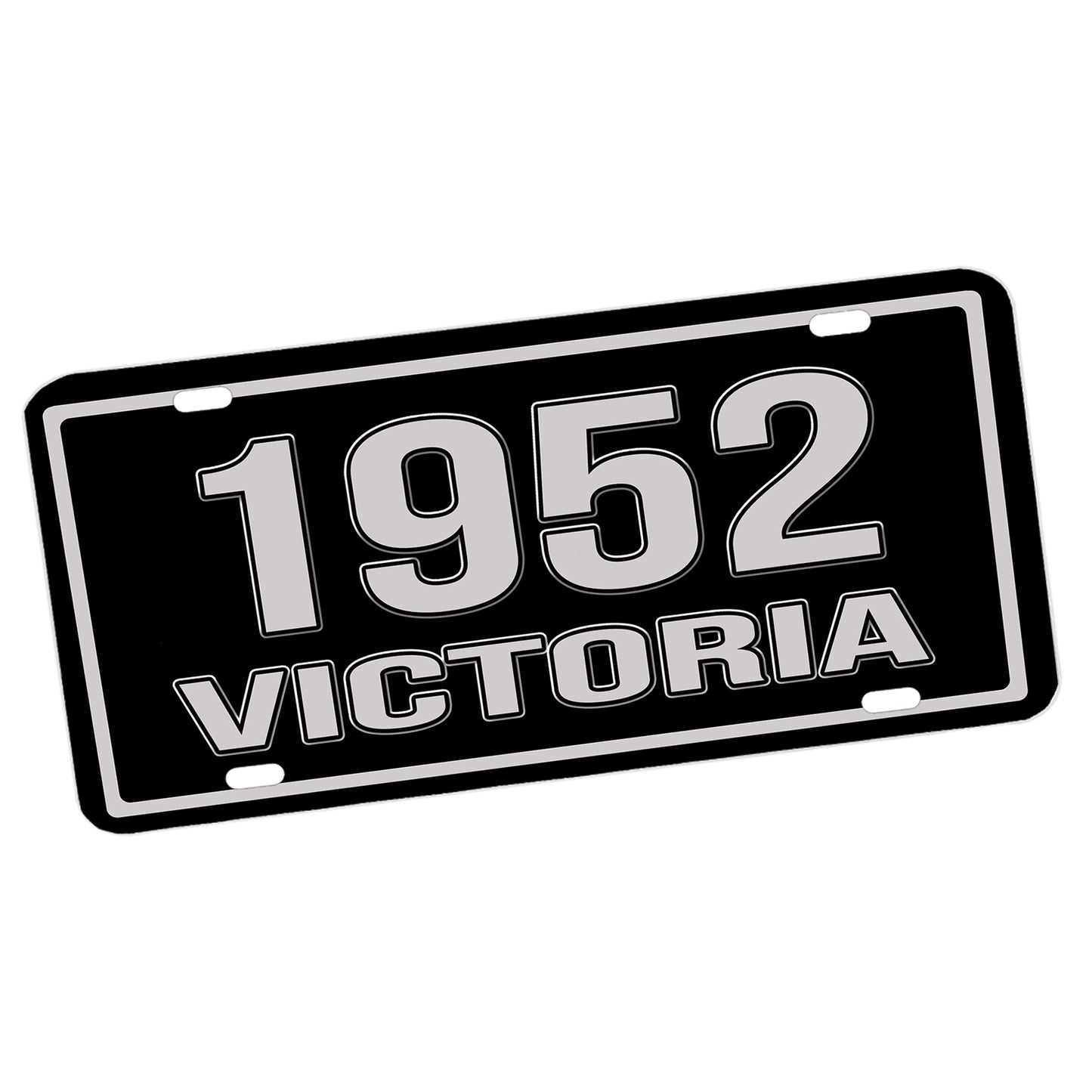 LP-089 License Plate - Classic Ford Victoria Model Year 1952 through 1954