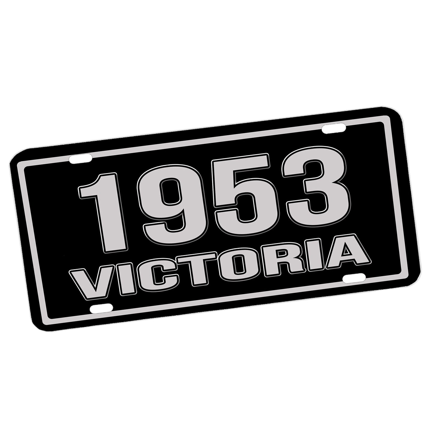 LP-089 License Plate - Classic Ford Victoria Model Year 1952 through 1954