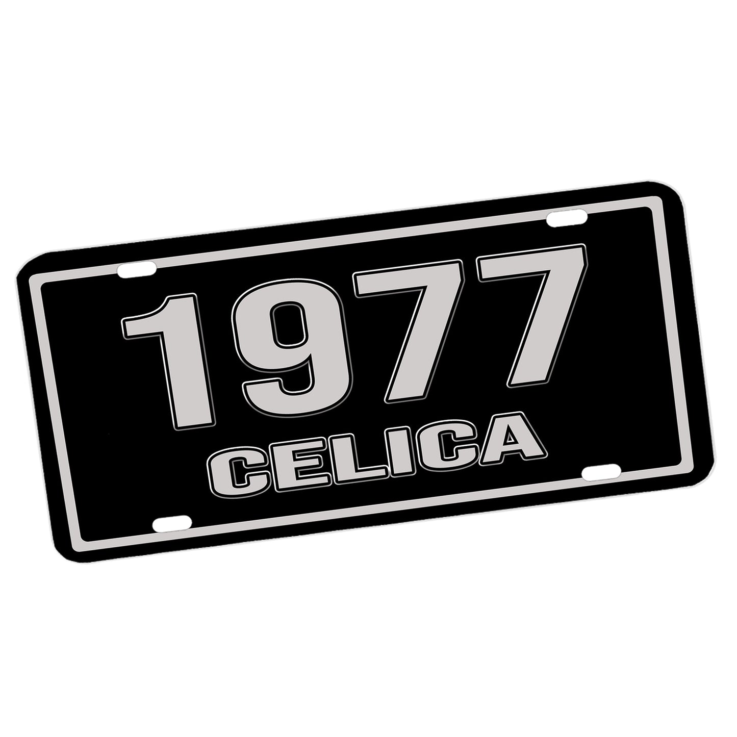 LP-092 License Plate - Classic Toyota Celica Model Years 1971 through 1985