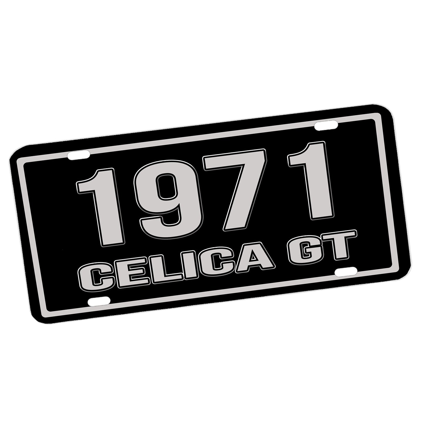 LP-097 License Plate - Classic Toyota Celica GT Model Year 1970 through 1980