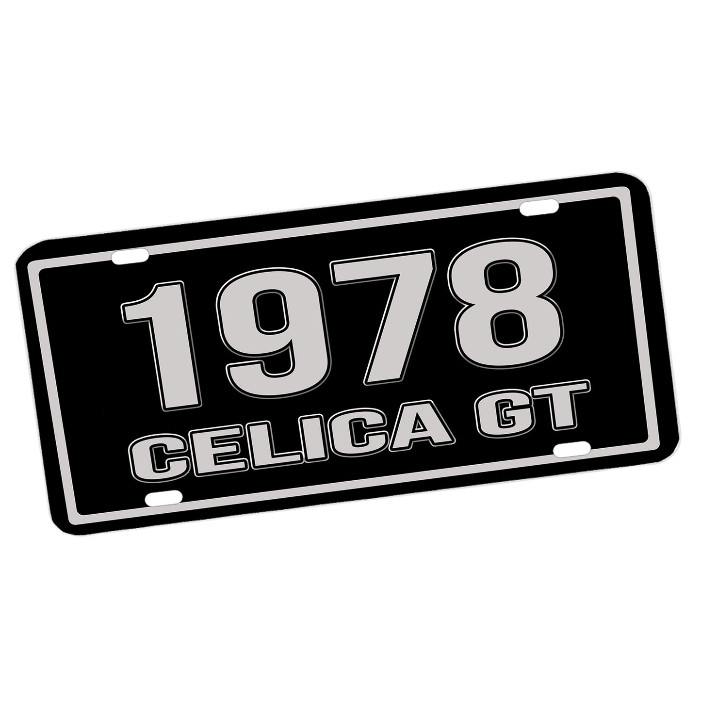 LP-097 License Plate - Classic Toyota Celica GT Model Year 1970 through 1980