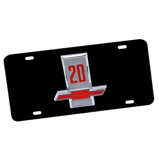 LP-122-20 Aluminum License Plate 1963 Chevrolet C20 Pick Up Sign