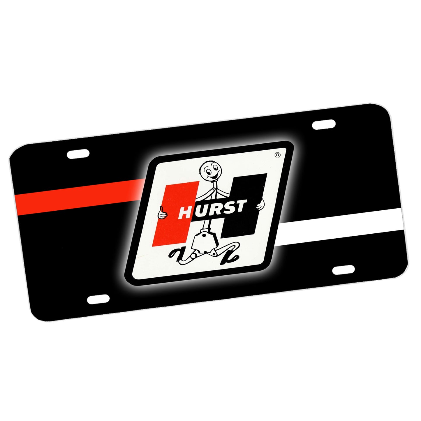 LP-1446 License Plate - Hurst / Olds Floor Shifter Design