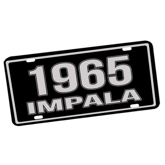 LP-303-Fourth Generation 1965-1970 Chevrolet Impala License Plate