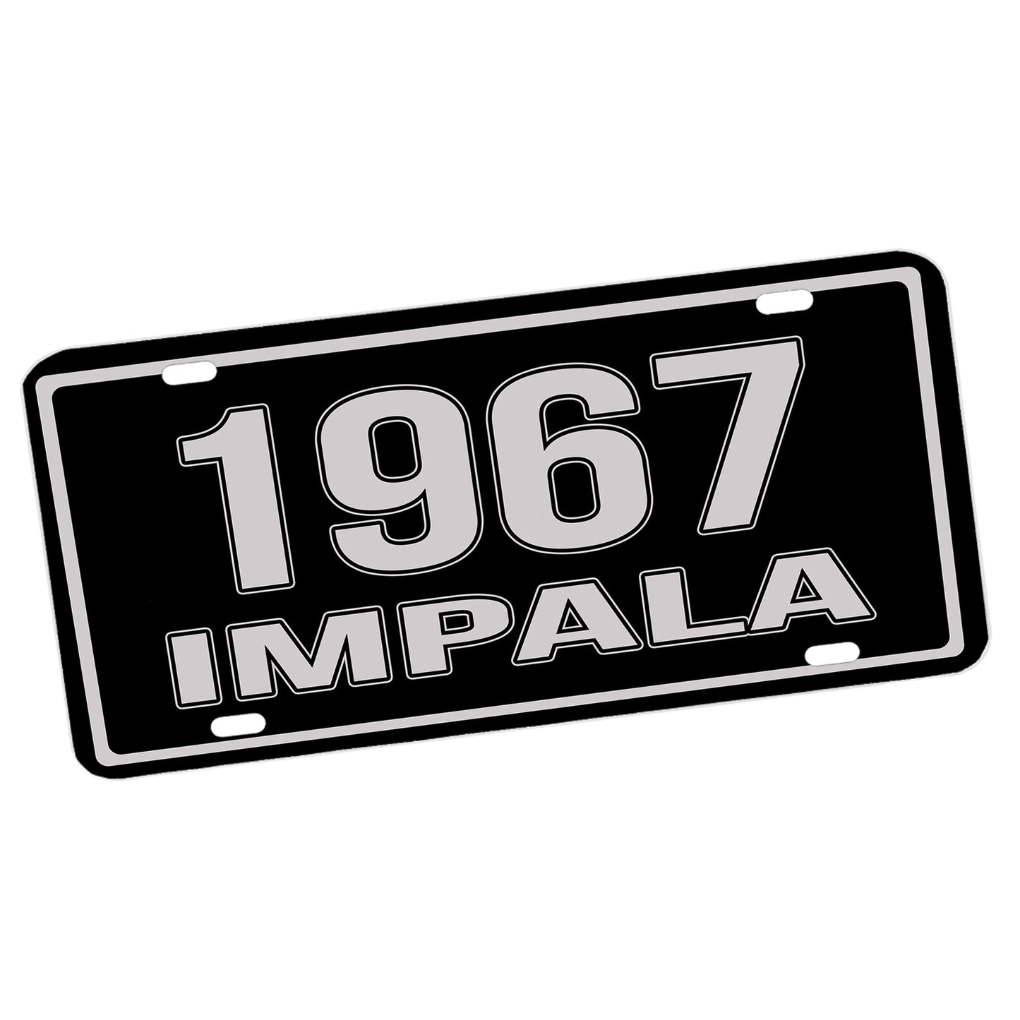 LP-303-Fourth Generation 1965-1970 Chevrolet Impala License Plate