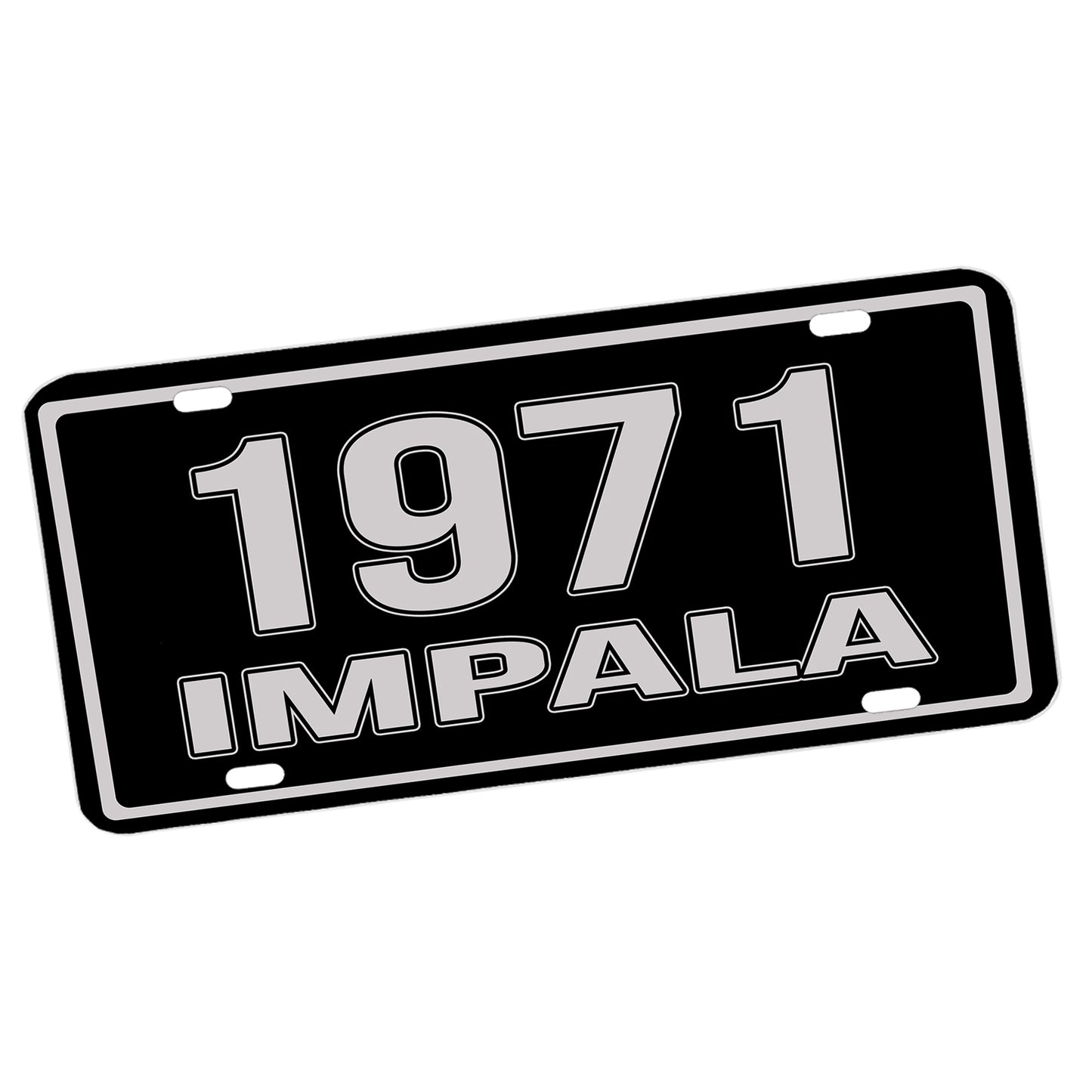 LP-303-Fifth Generation 1971-1976 Chevrolet Impala License Plate