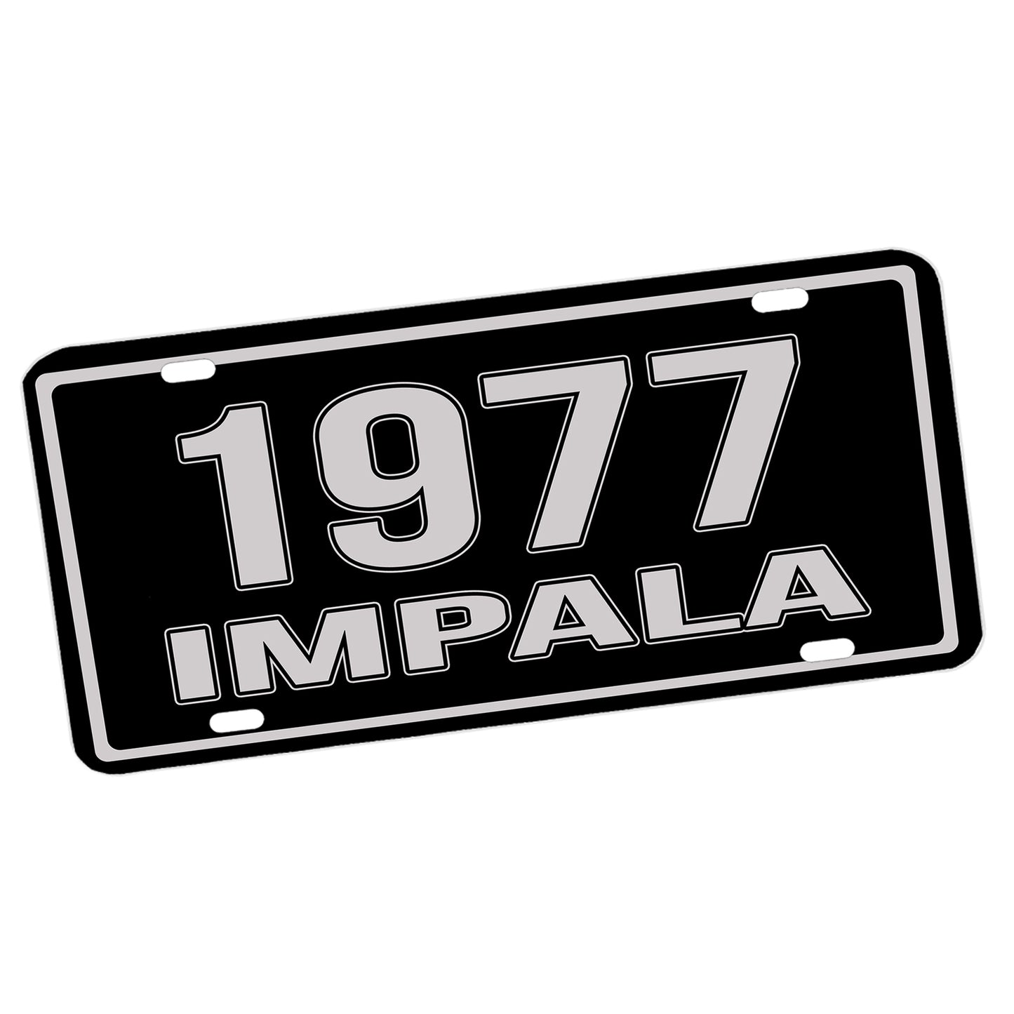 LP-303-SIxth Generation 1977-1985 Chevrolet Impala License Plate