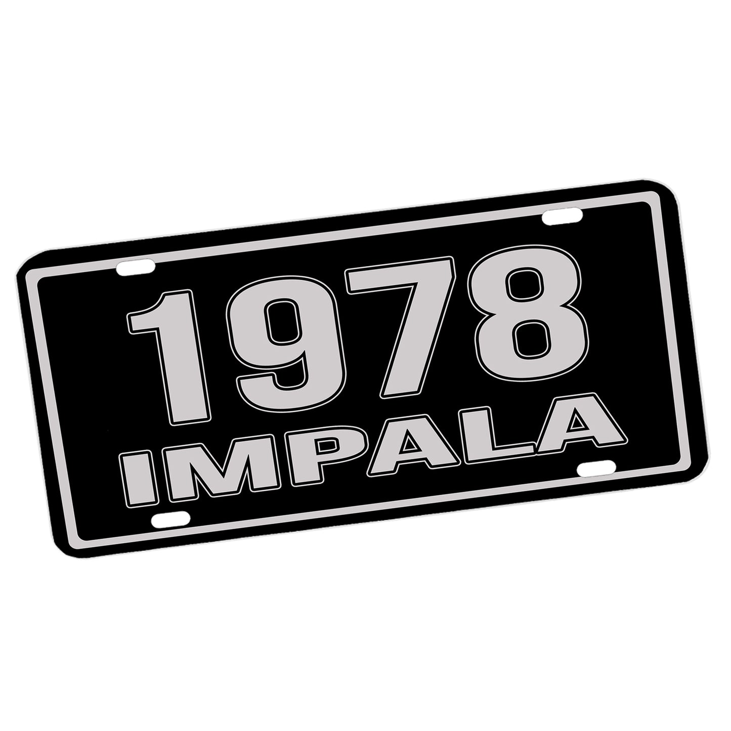LP-303-SIxth Generation 1977-1985 Chevrolet Impala License Plate