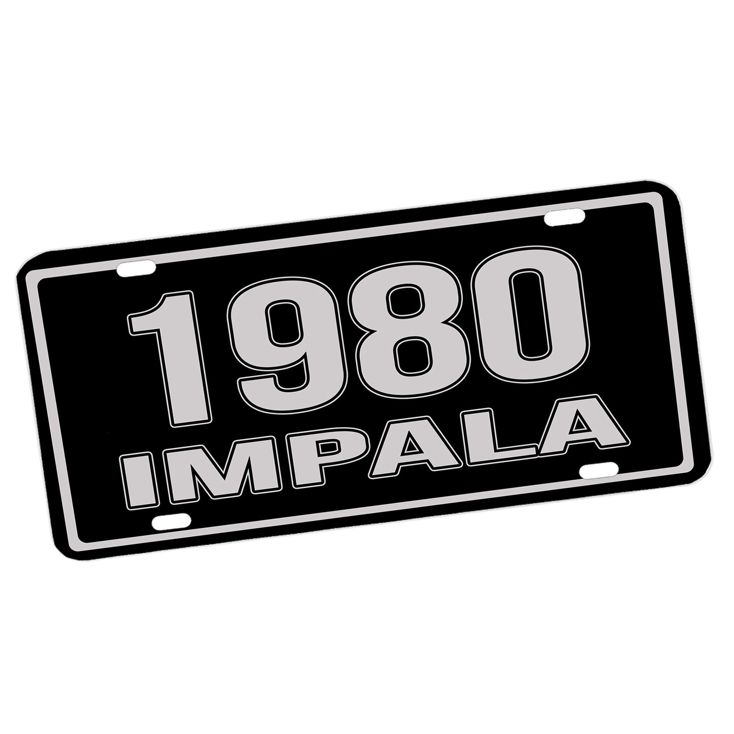 LP-303-SIxth Generation 1977-1985 Chevrolet Impala License Plate