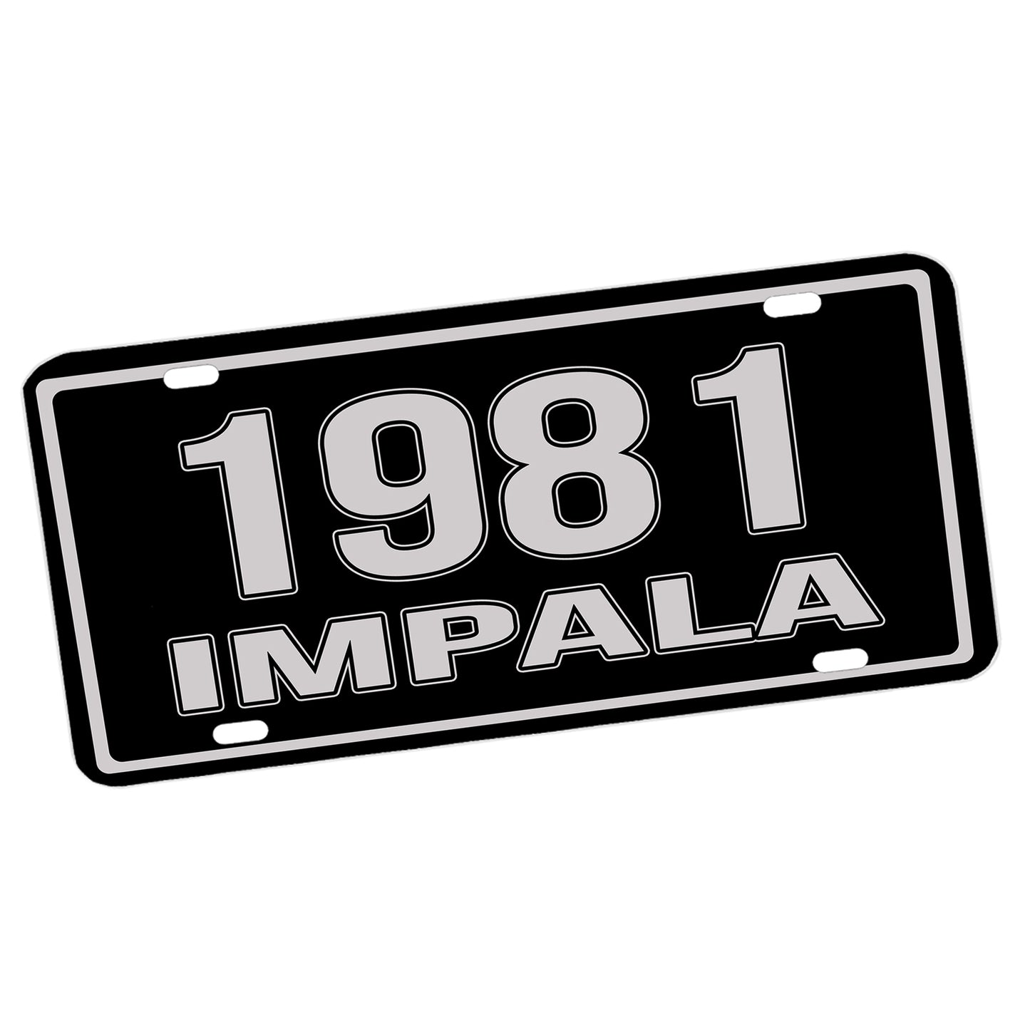 LP-303-SIxth Generation 1977-1985 Chevrolet Impala License Plate