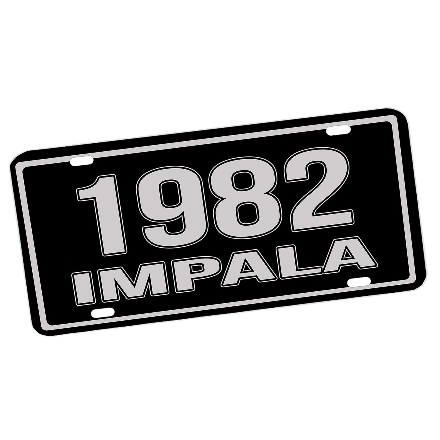 LP-303-SIxth Generation 1977-1985 Chevrolet Impala License Plate