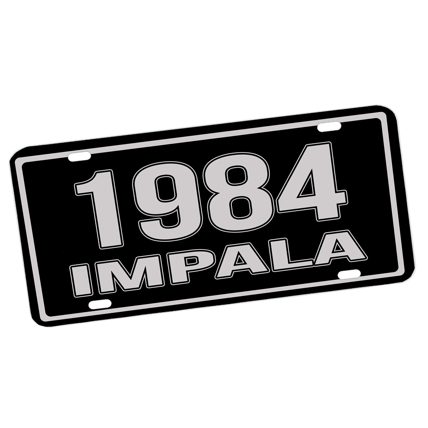 LP-303-SIxth Generation 1977-1985 Chevrolet Impala License Plate