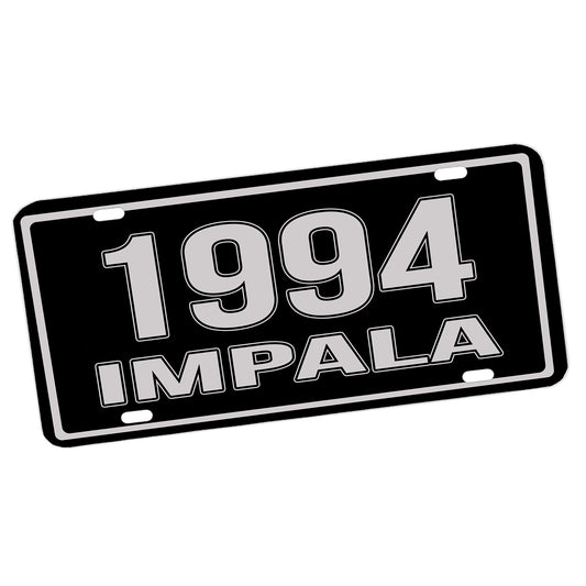 LP-303-Seventh Generation 1994-1996 Chevrolet Impala License Plate