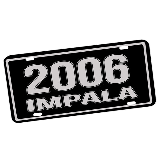 LP-303 Ninth Generation 2006-2013 Chevrolet Impala License Plate