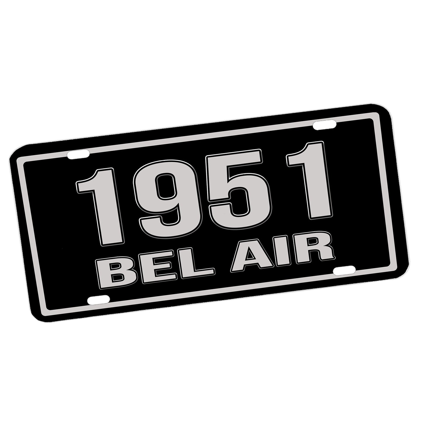 LP-311 1950-1954 First Generation Chevrolet Bel Air Aluminum License Plate