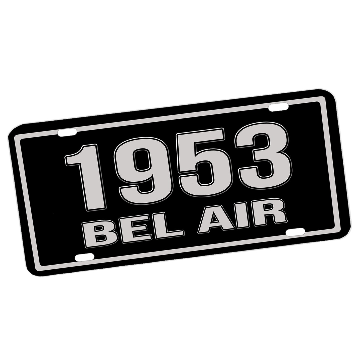 LP-311 1950-1954 First Generation Chevrolet Bel Air Aluminum License Plate