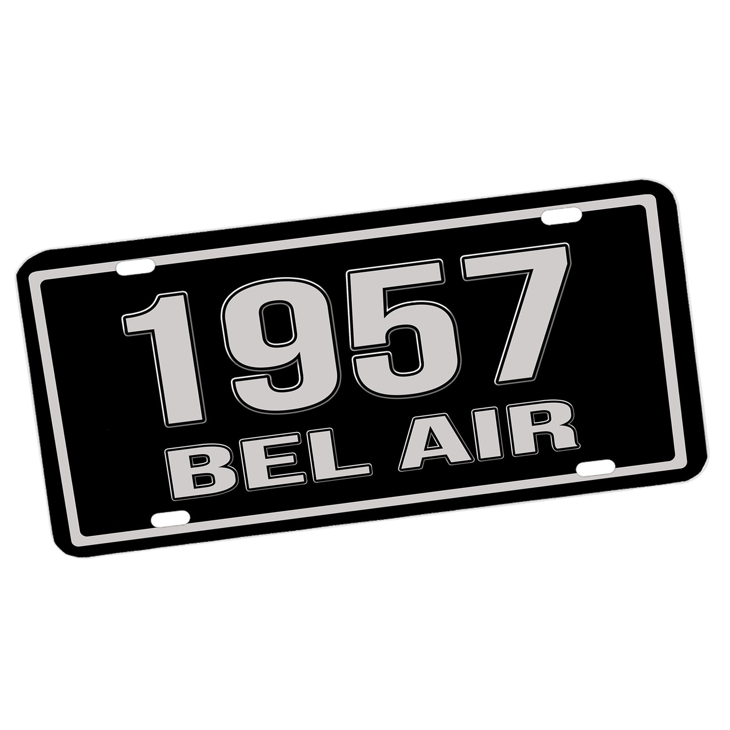 LP-311 1955-1957 Second Generation Chevrolet Bel Air Aluminum License Plate