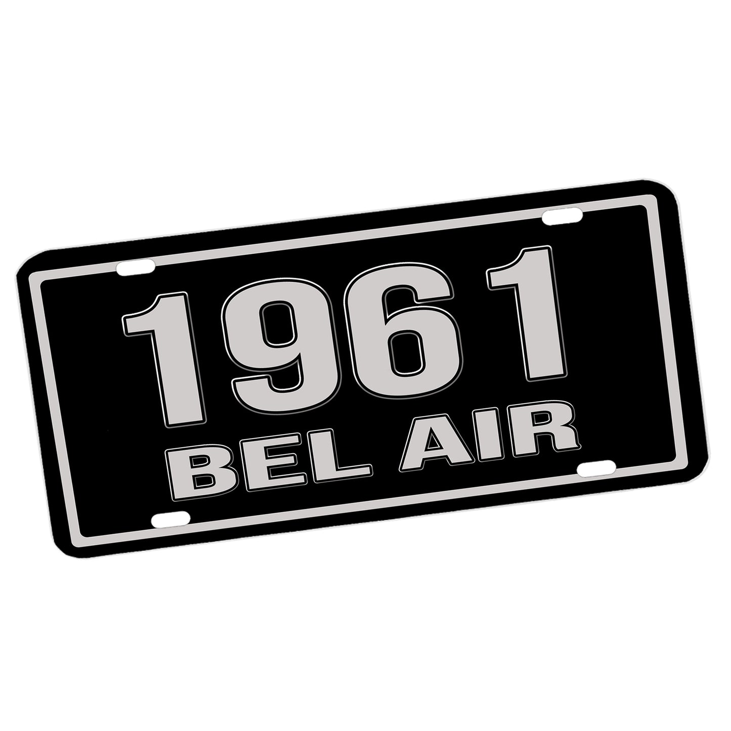 LP-311 1961-1964 Fifth Generation Chevrolet Bel Air Aluminum License Plate