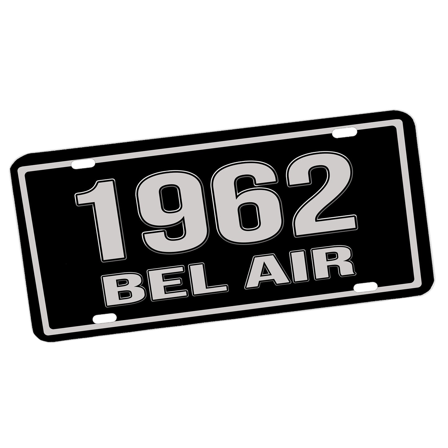 LP-311 1961-1964 Fifth Generation Chevrolet Bel Air Aluminum License Plate