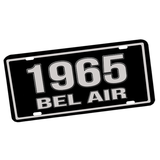 LP-311 1965-1970 Sixth Generation Chevrolet Bel Air Aluminum License Plate