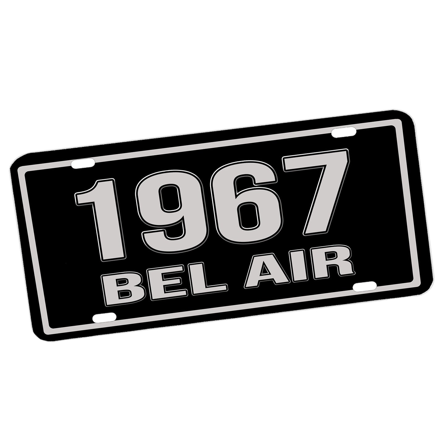 LP-311 1965-1970 Sixth Generation Chevrolet Bel Air Aluminum License Plate