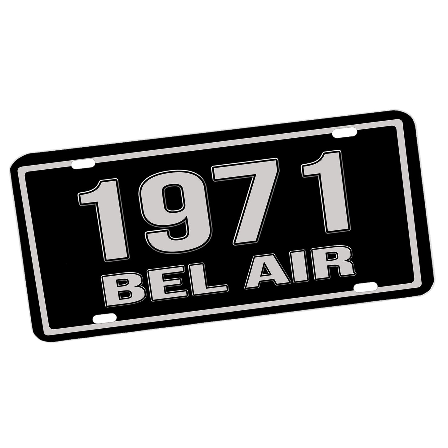 LP-311 1971-1975 Seventh Generation Chevrolet Bel Air Aluminum License Plate