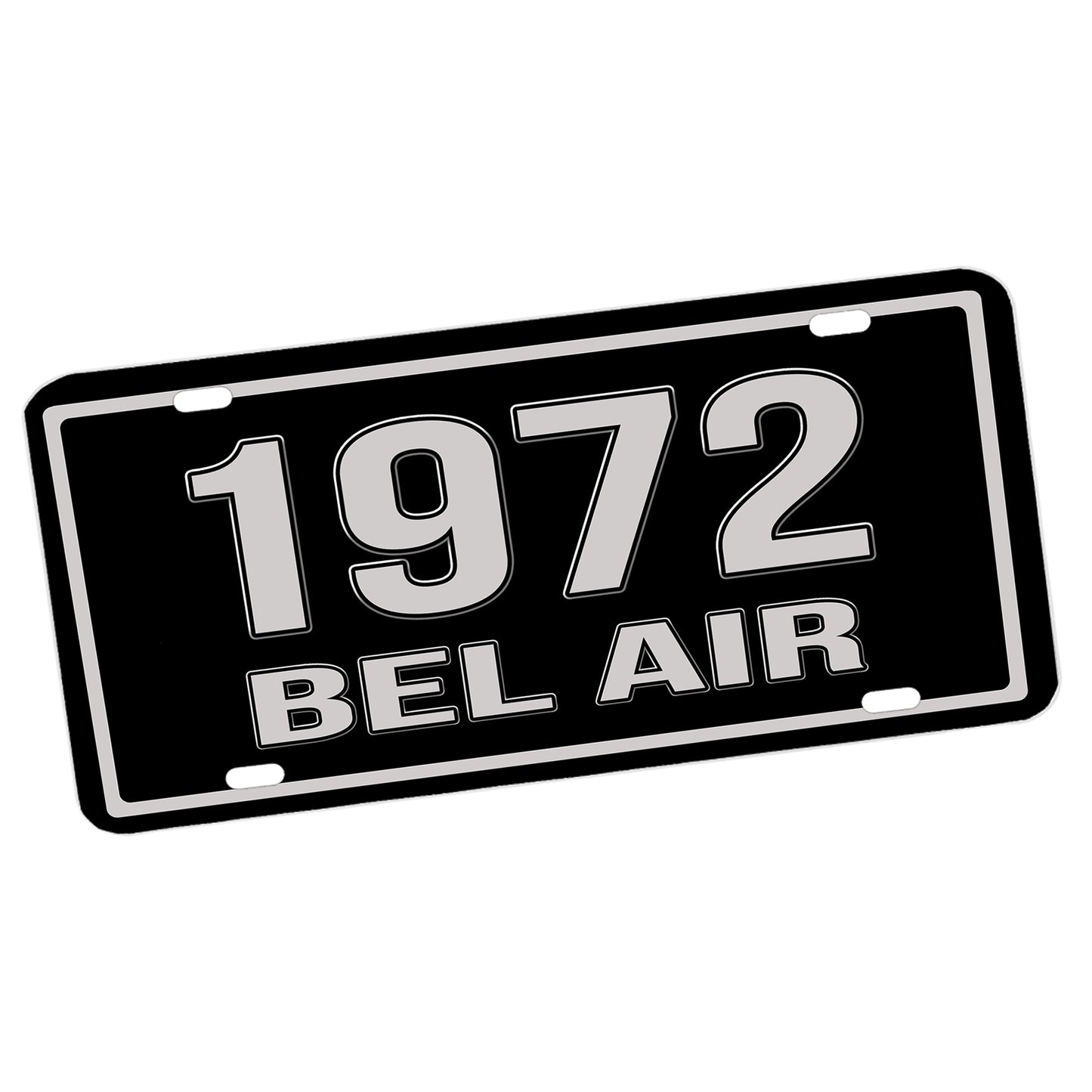 LP-311 1971-1975 Seventh Generation Chevrolet Bel Air Aluminum License Plate