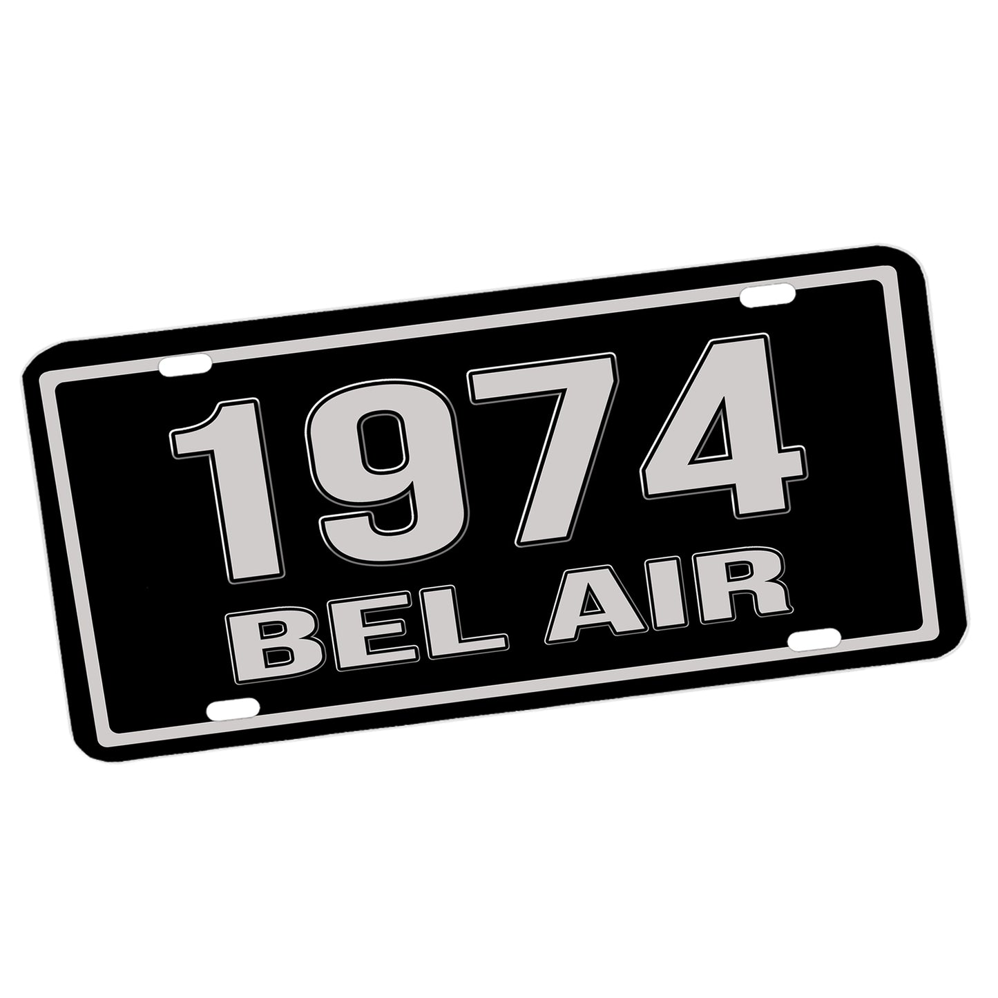 LP-311 1971-1975 Seventh Generation Chevrolet Bel Air Aluminum License Plate