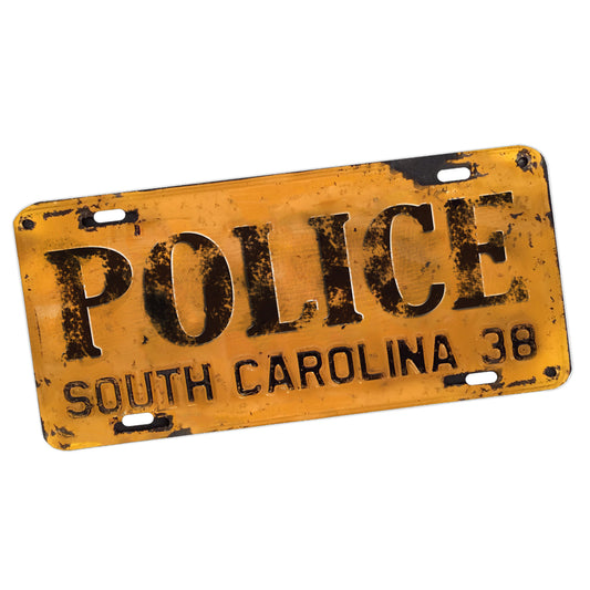 LP-696 Reproduction Law Enforcement South Carolina 1938 Police License Plate