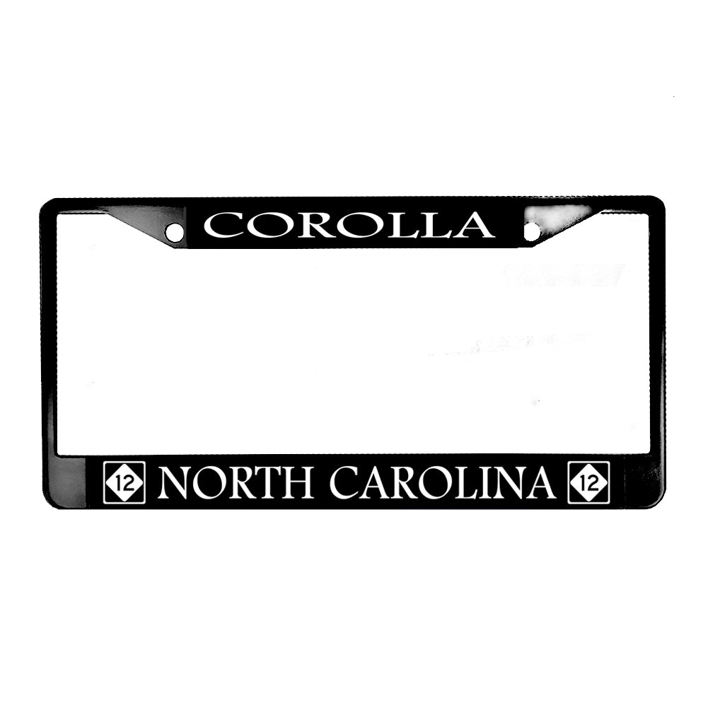 LPF-058 License Plate Frame - North Carolina Outer Banks Towns