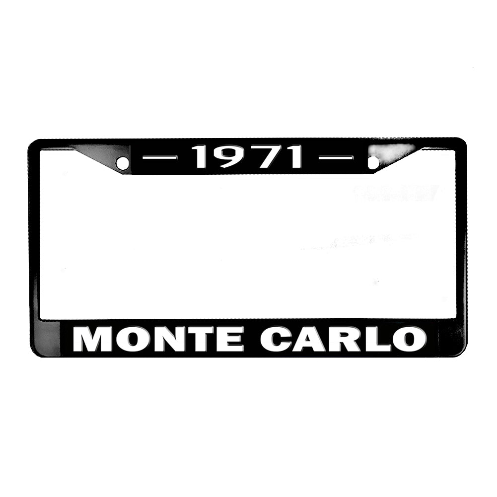 LPF-091 License Plate Frame - Monte Carlo 1970 -2007 Classic Car