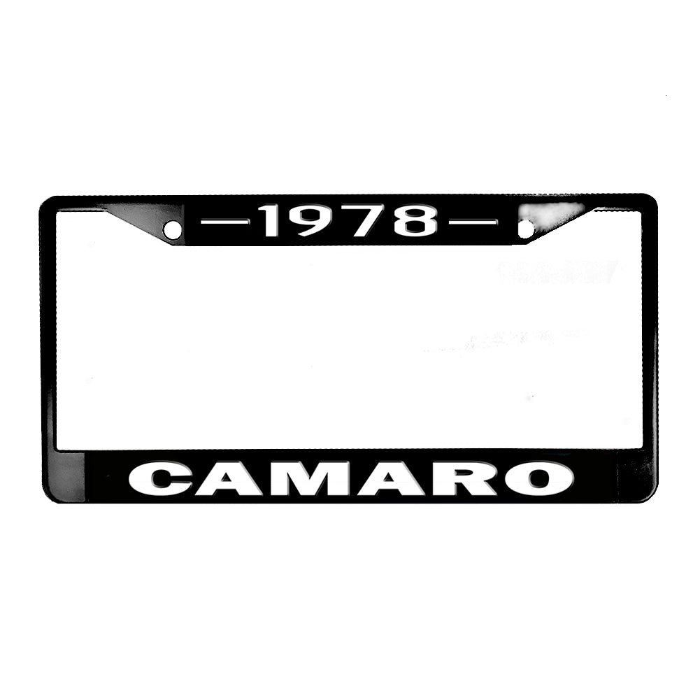 LPF-124 License Plate Frame - Camaro 1967-2024 Chevrolet Camaro